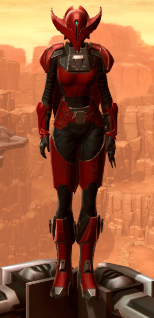 Crimson Talon Armor Set Outfit from Star Wars: The Old Republic.