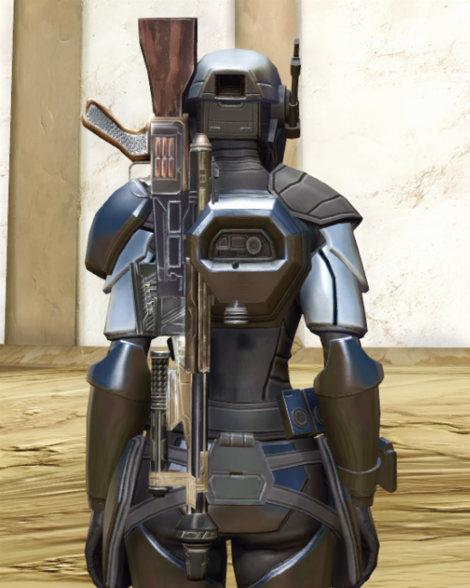 Cyber Agent Armor Set Back from Star Wars: The Old Republic.