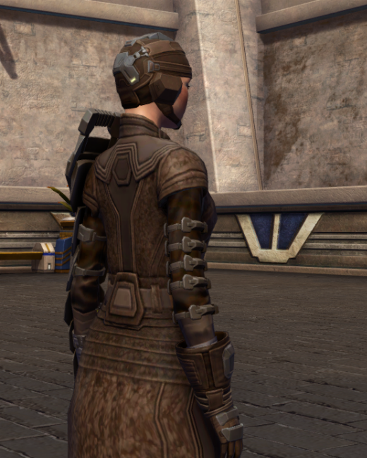 Cybernetic Pauldron Armor Set Back from Star Wars: The Old Republic.