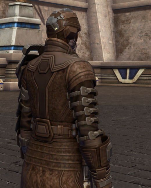 Cybernetic Pauldron Armor Set Back from Star Wars: The Old Republic.