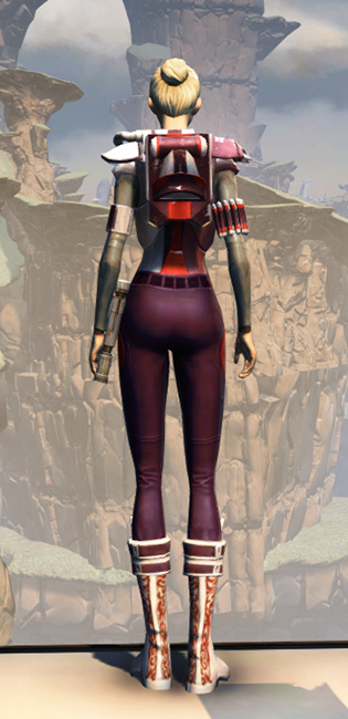 CZ-18X Avalanche Chestplate Armor Set player-view from Star Wars: The Old Republic.