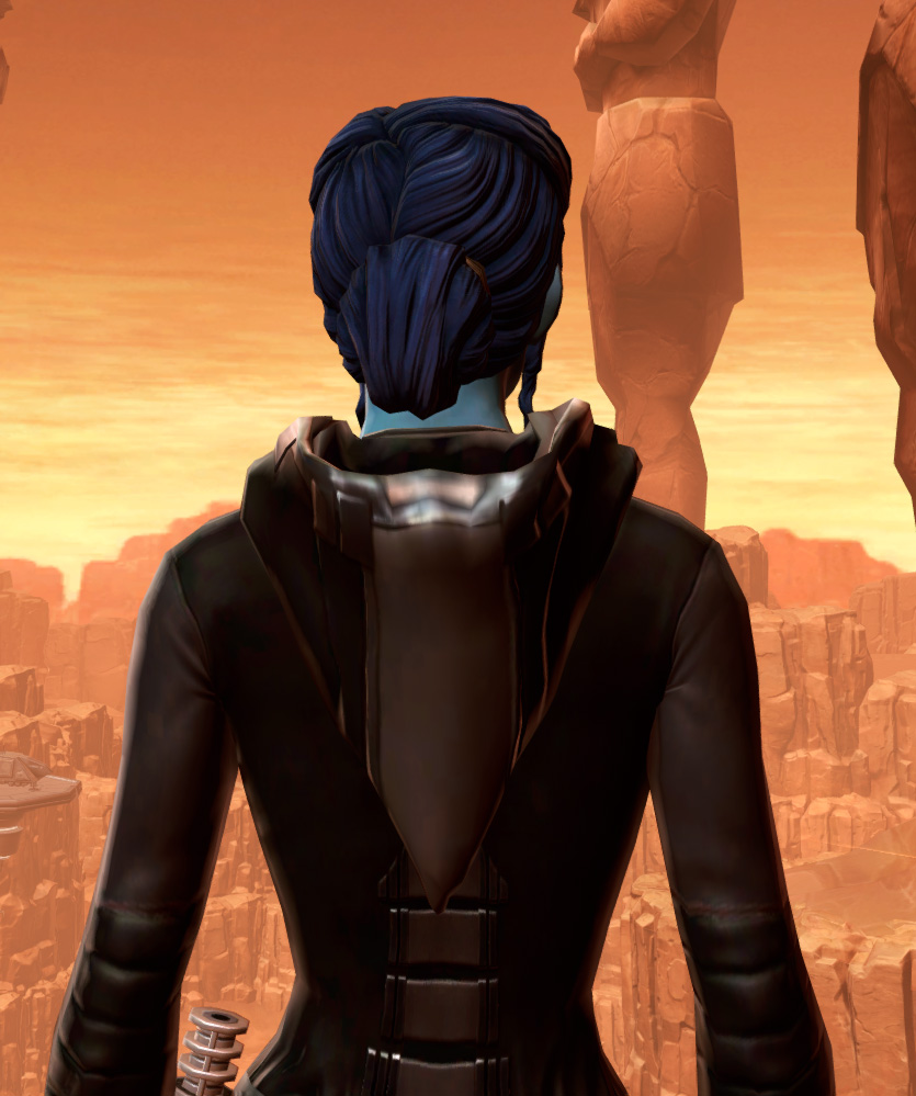 Dark Acolyte Armor Set detailed back view from Star Wars: The Old Republic.