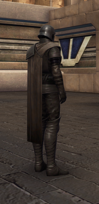 Dark Marauder Armor Set player-view from Star Wars: The Old Republic.