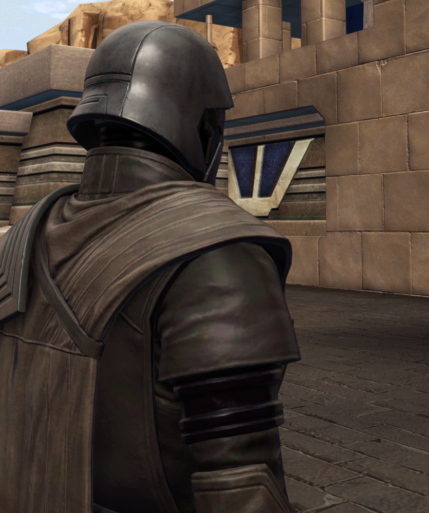 Dark Marauder Armor Set detailed back view from Star Wars: The Old Republic.