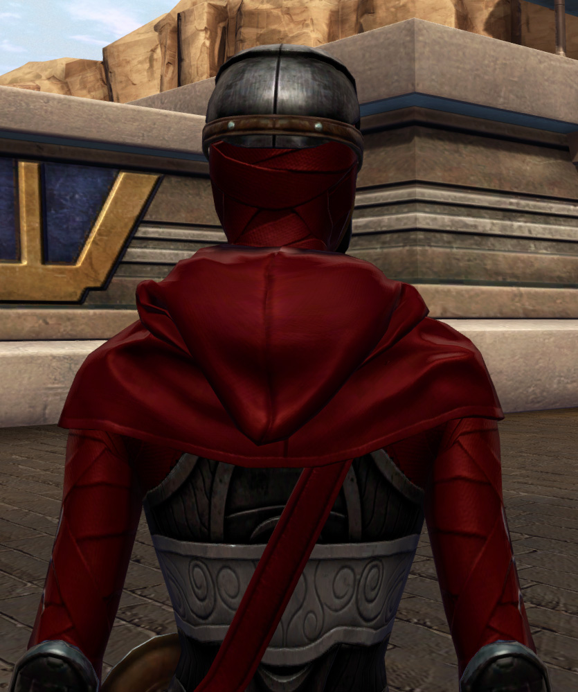 Debilitator Armor Set detailed back view from Star Wars: The Old Republic.