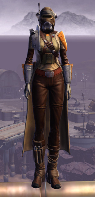 Dune Stalker Armor Set Outfit from Star Wars: The Old Republic.