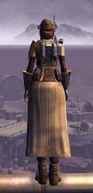 Dune Stalker Armor Set player-view from Star Wars: The Old Republic.