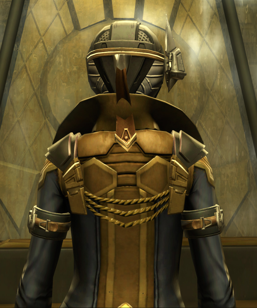 Berserker Armor Set detailed back view from Star Wars: The Old Republic.