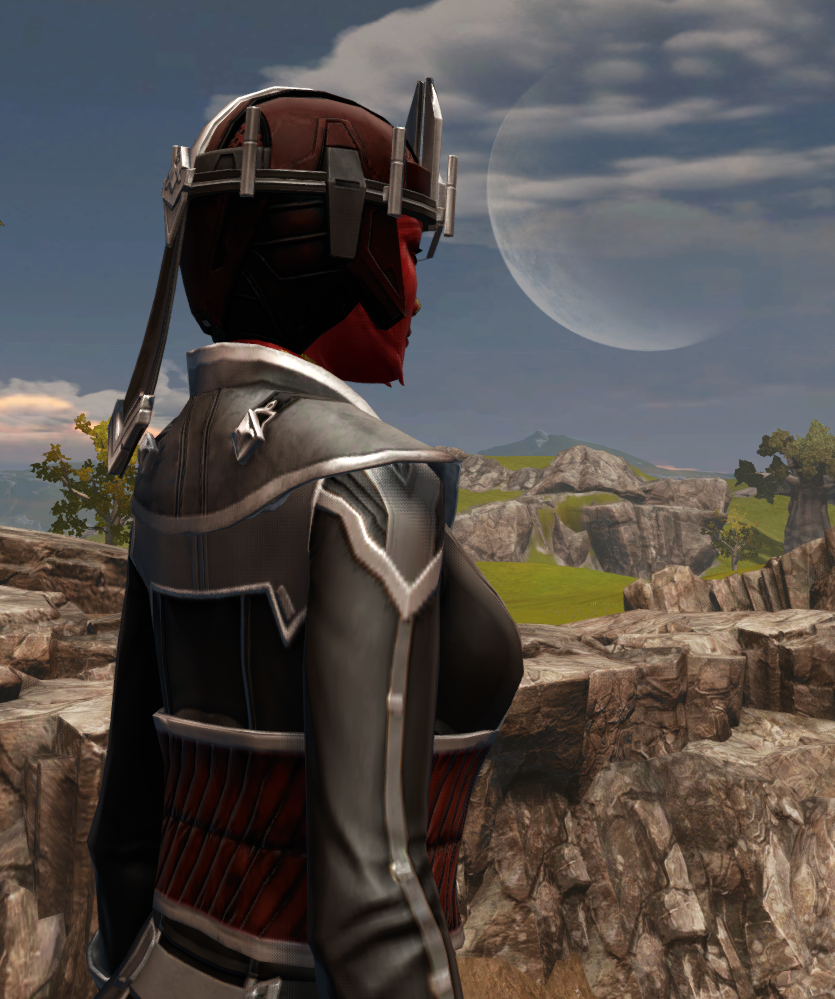 Eternal Commander MK-4 Force Expert Armor Set detailed back view from Star Wars: The Old Republic. - DETAILS Eternal Commander MK-4 Force Expert Armor Set detailed back view from Star Wars: The Old Republic.