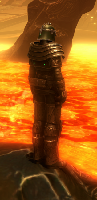 Forgemaster Armor Set player-view from Star Wars: The Old Republic.