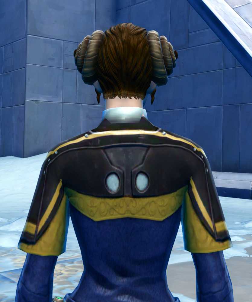 Formal Tuxedo Armor Set detailed back view from Star Wars: The Old Republic.