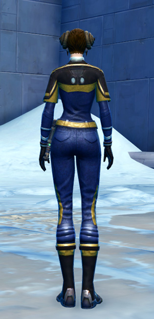 Formal Tuxedo Armor Set player-view from Star Wars: The Old Republic.