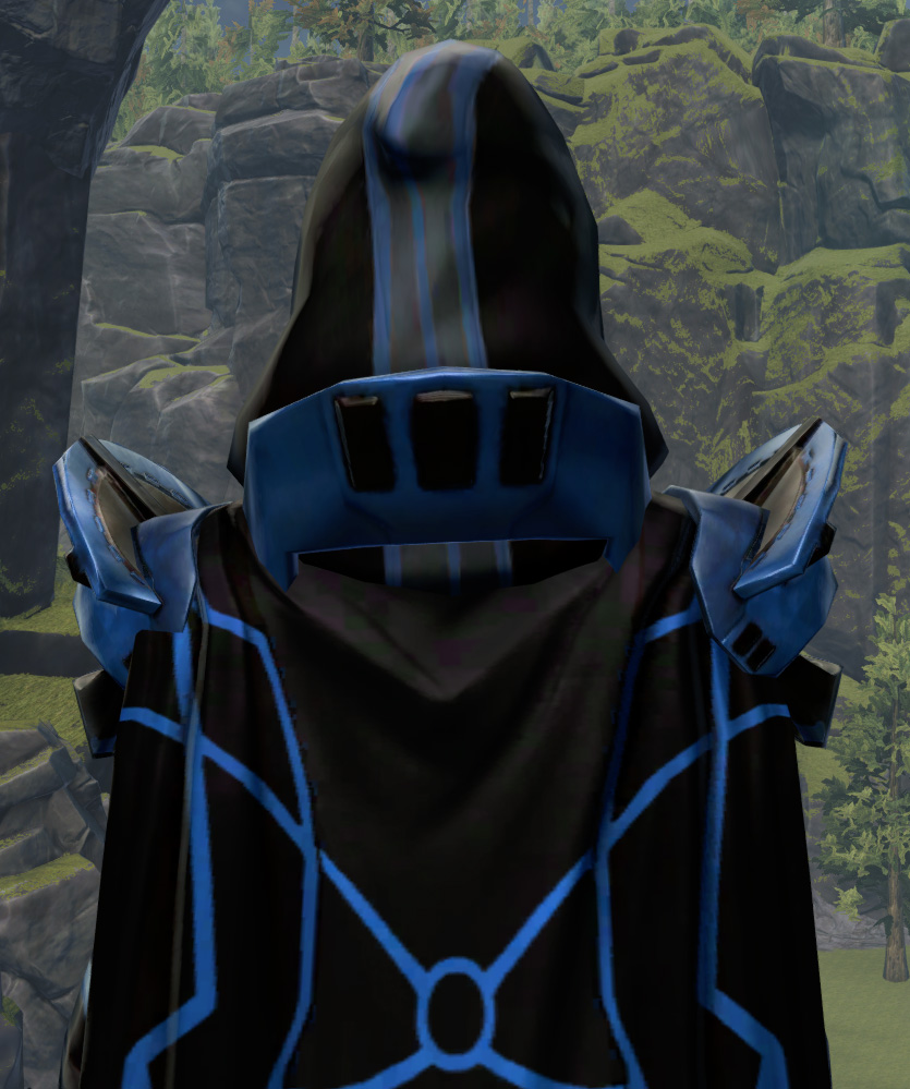 Fortified Defender Armor Set detailed back view from Star Wars: The Old Republic.