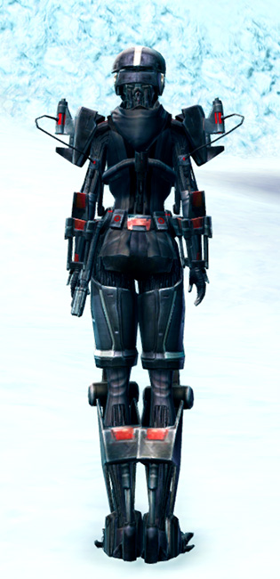 Frenzied Instigator Armor Set player-view from Star Wars: The Old Republic.
