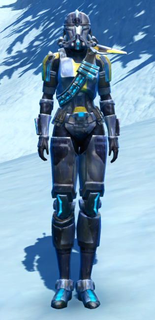 Galvanized Infantry Armor Set Outfit from Star Wars: The Old Republic.