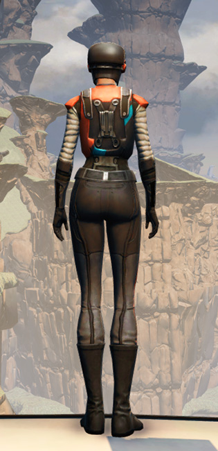 GSI Infiltration Armor Set player-view from Star Wars: The Old Republic.