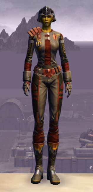 Hadrium Onslaught Armor Set Outfit from Star Wars: The Old Republic.