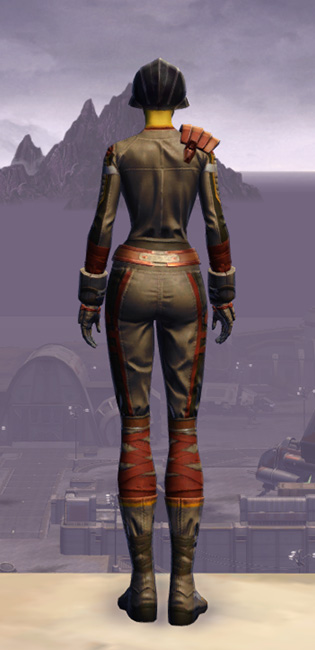 Hadrium Onslaught Armor Set player-view from Star Wars: The Old Republic.