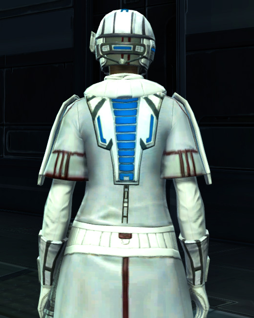 Hazardous Physician Armor Set Back from Star Wars: The Old Republic.