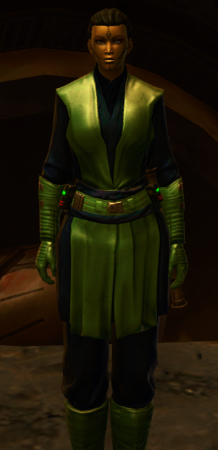 Headstrong Apprentice dyed in SWTOR.