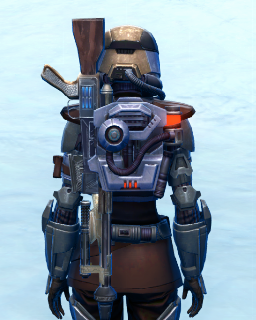 Holoshield Trooper Armor Set Back from Star Wars: The Old Republic.