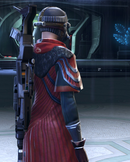 Hoth Smuggler Armor Set Back from Star Wars: The Old Republic.