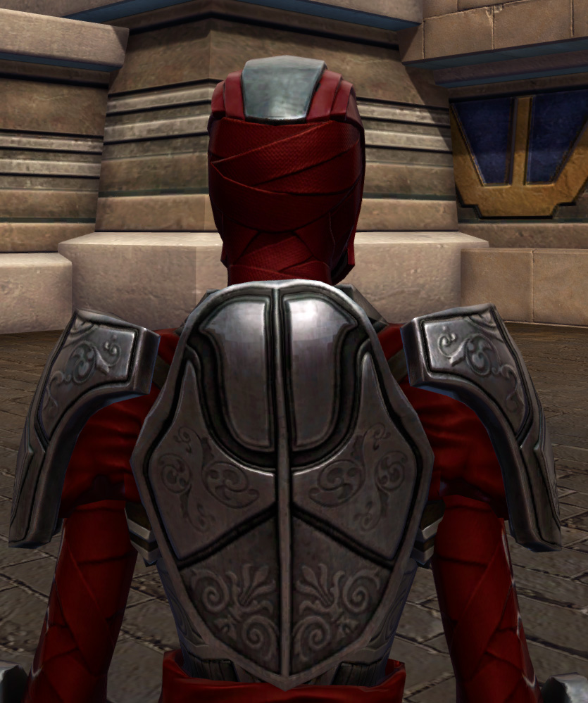 Hunter Killer Armor Set detailed back view from Star Wars: The Old Republic.