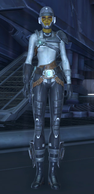 Hutta Agent Armor Set Outfit from Star Wars: The Old Republic.