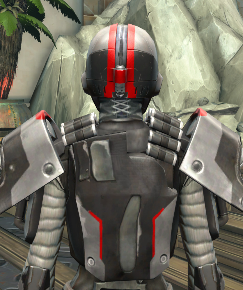 Imperial Huttball Home Uniform Armor Set detailed back view from Star Wars: The Old Republic.