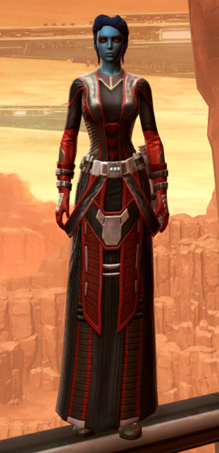 Inquisitor Armor Set Outfit from Star Wars: The Old Republic.