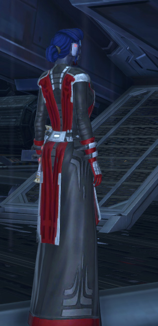 Korriban Inquisitor Armor Set player-view from Star Wars: The Old Republic.