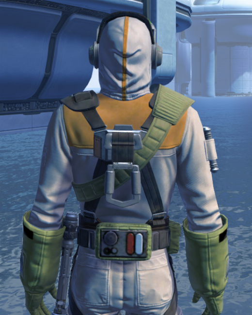 Lab Technician Armor Set Back from Star Wars: The Old Republic.