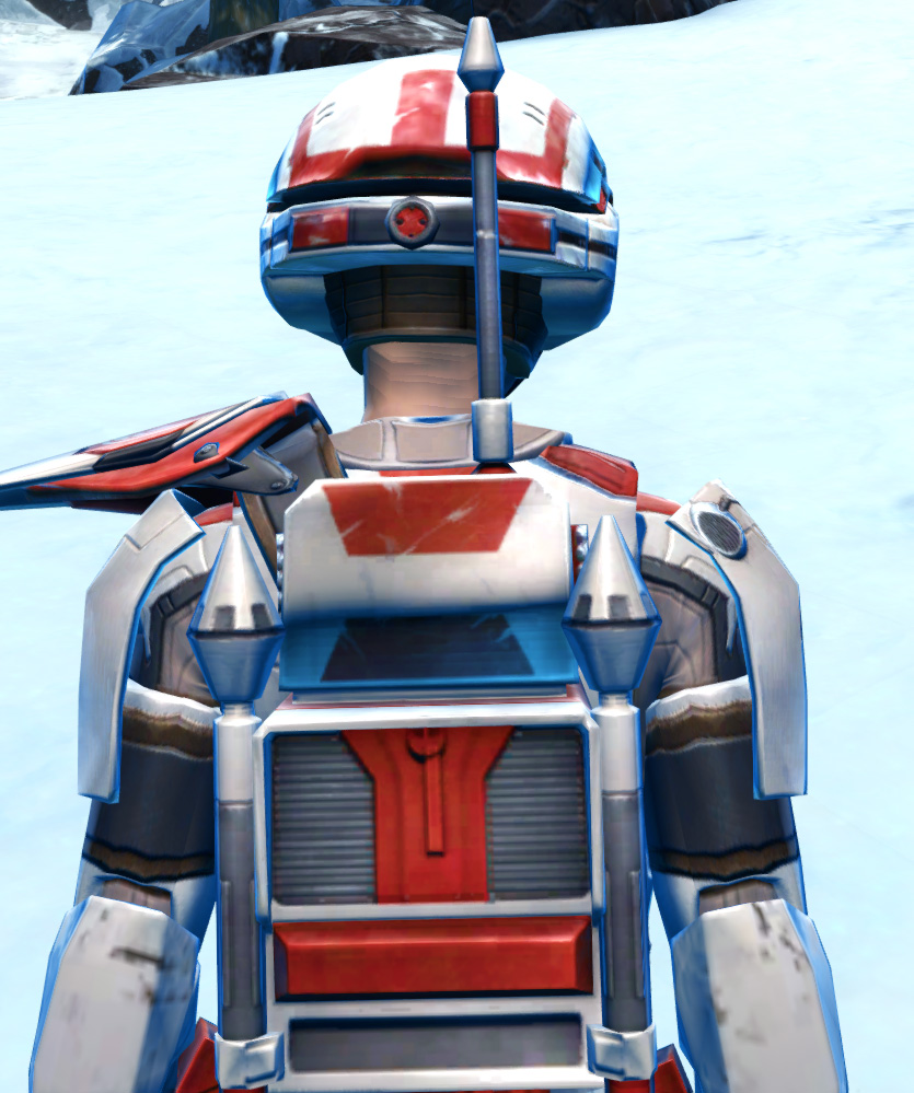 Lacqerous Mesh Armor Set detailed back view from Star Wars: The Old Republic.