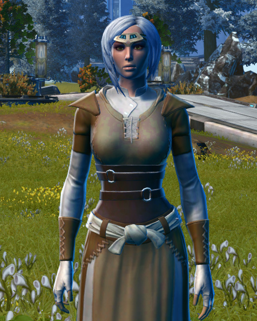 Light Devotee No Hood Armor Set Preview from Star Wars: The Old Republic.