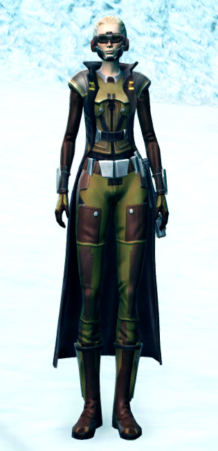 Lone-Wolf Armor Set Outfit from Star Wars: The Old Republic.