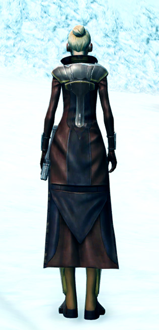 Lone-Wolf Armor Set player-view from Star Wars: The Old Republic.