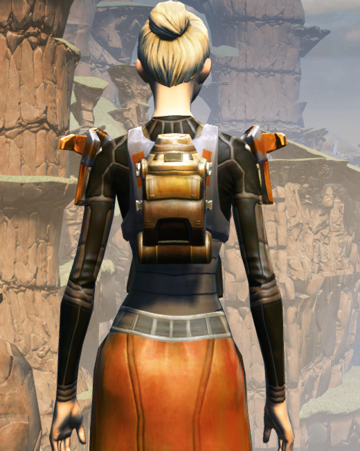 MA-52 Med-Tech Chestplate Armor Set Back from Star Wars: The Old Republic.