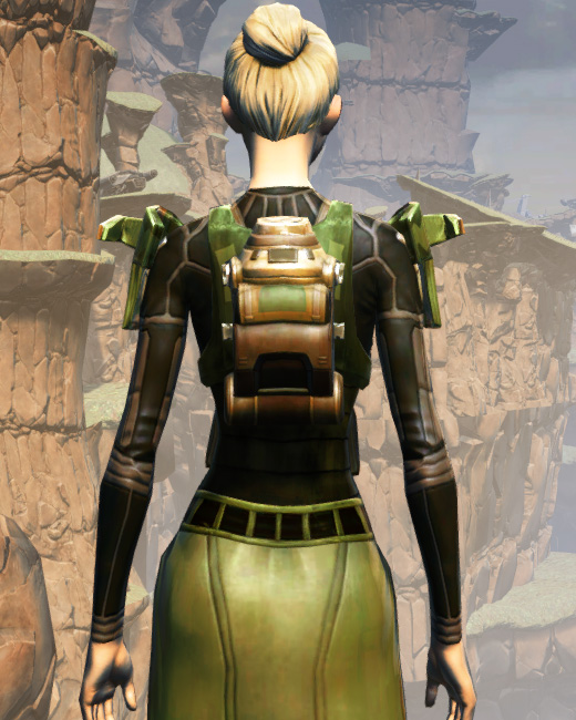 MA-53 Overwatch Chestplate Armor Set Back from Star Wars: The Old Republic.