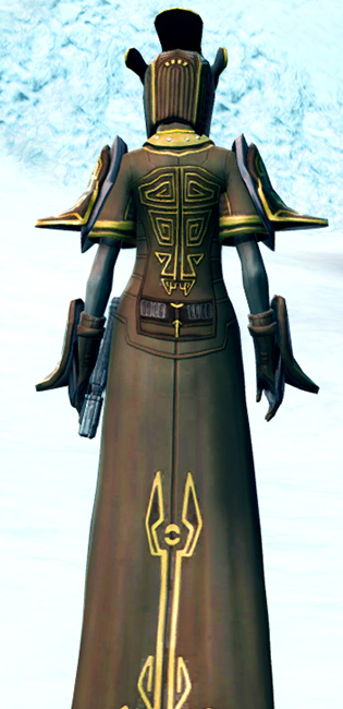 Majestic Augur Armor Set player-view from Star Wars: The Old Republic.