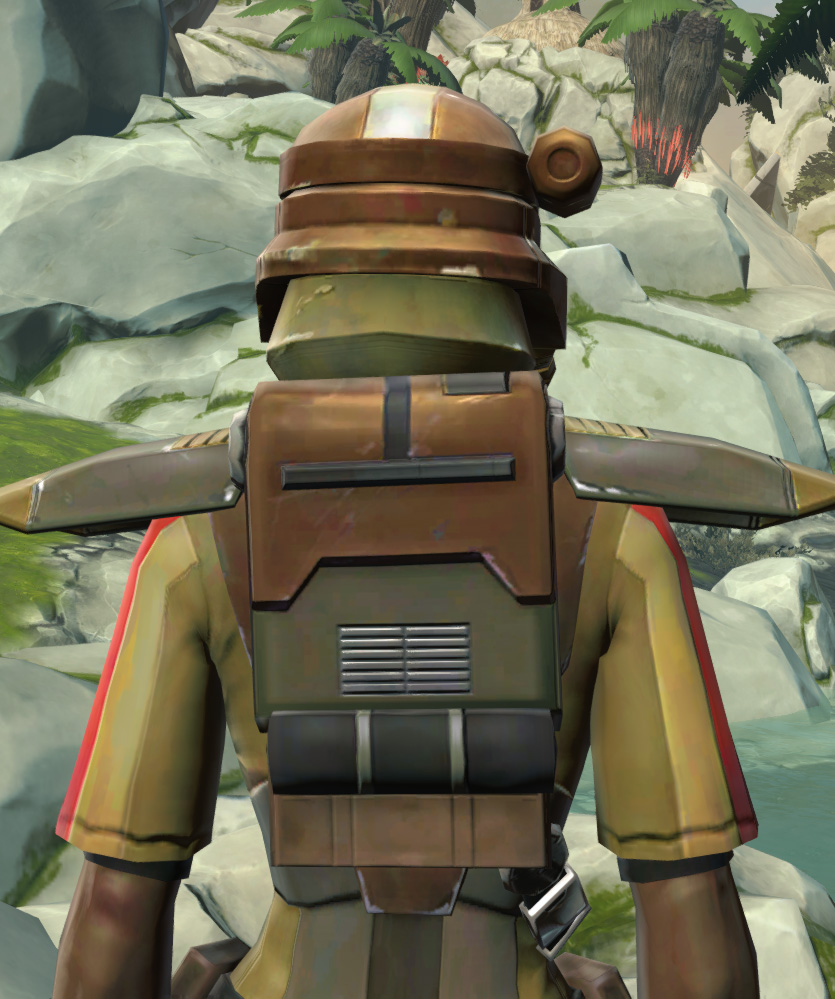 Mantellian Separatist Armor Set detailed back view from Star Wars: The Old Republic.