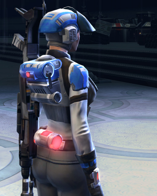 Mantellian Trooper Armor Set Back from Star Wars: The Old Republic.