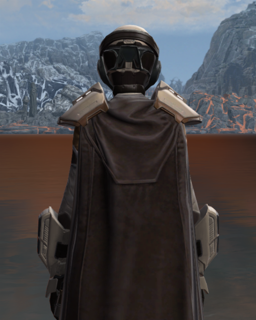 Masterwork Ancient Weaponmaster Armor Set Back from Star Wars: The Old Republic.