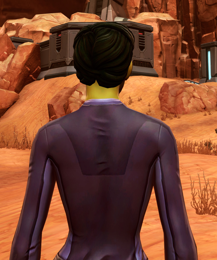 Mining Vest (Imperial) Armor Set detailed back view from Star Wars: The Old Republic.
