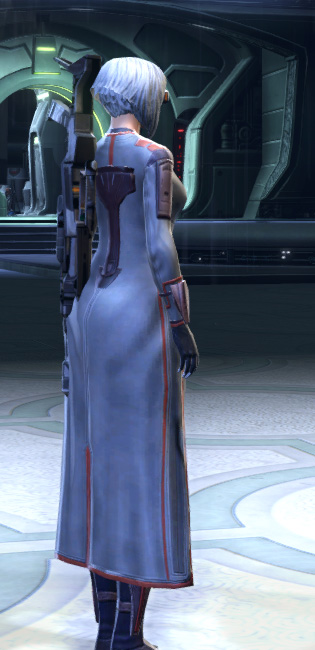 Nar Shaddaa Agent Armor Set player-view from Star Wars: The Old Republic.