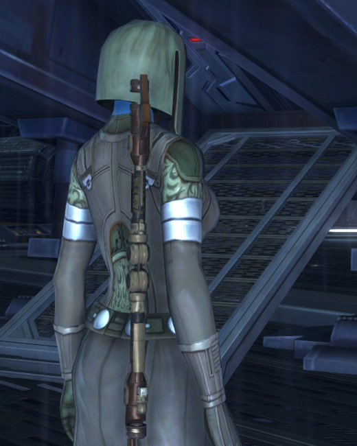 Nar Shaddaa Consular Armor Set Back from Star Wars: The Old Republic.