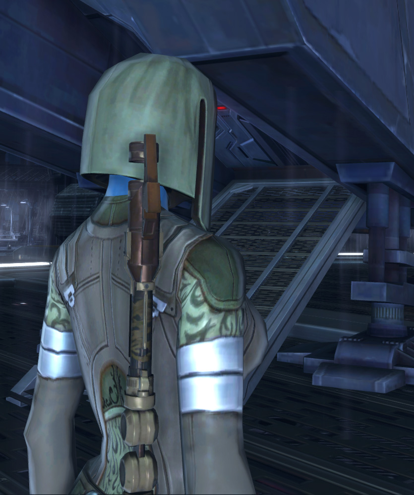 Nar Shaddaa Consular Armor Set detailed back view from Star Wars: The Old Republic.