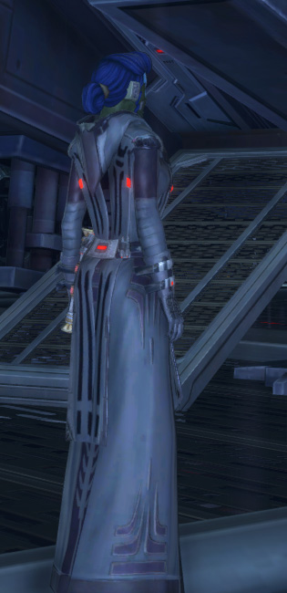 Nar Shaddaa Inquisitor Armor Set player-view from Star Wars: The Old Republic.
