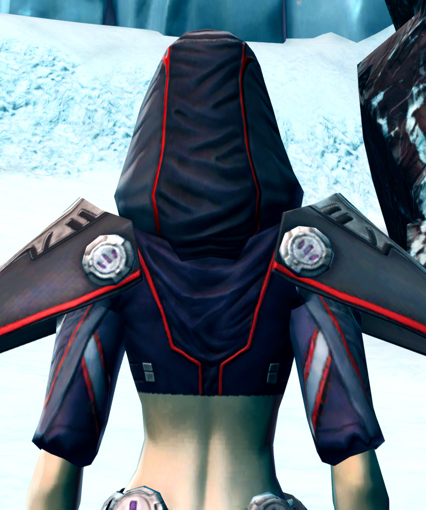Omniscient Master Armor Set detailed back view from Star Wars: The Old Republic.