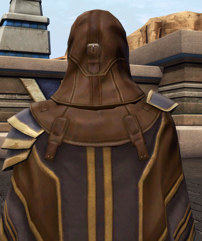 Onderon Guardian Armor Set detailed back view from Star Wars: The Old Republic.