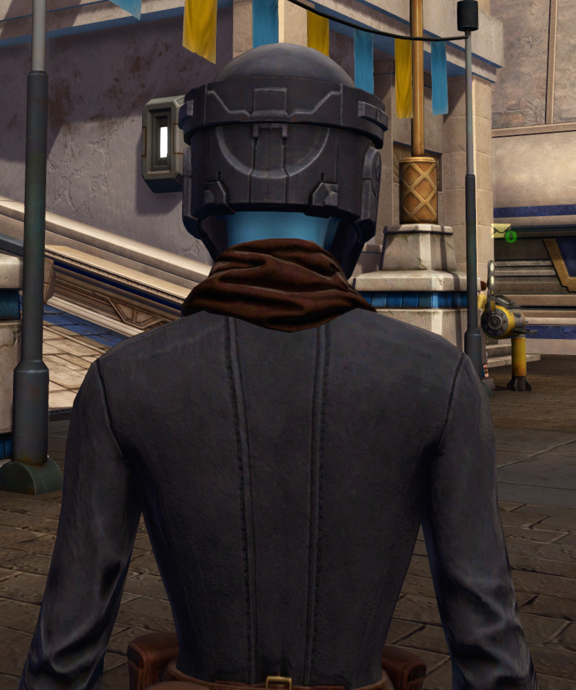 Onderonian Duelist Armor Set detailed back view from Star Wars: The Old Republic.